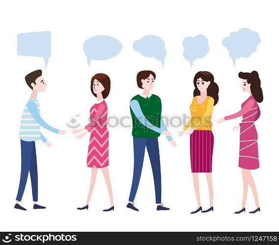 Set Friends Characters Set Vector. Laughing Friends, Office Colleagues. Business Situations. Man And Women Take A Picture. Friendship Concept.. Set Friends Characters Set Vector. Laughing Friends, Office Colleagues. Business Situations. Man And Women Take A Picture. Friendship Concept. Isolated Flat Cartoon Illustration