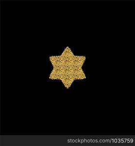 Set Gold glitter texture snowflake isolated background. Object for new year and merry christmas festival.poster,brochure.card. Vector illustration.. Set Gold glitter texture snowflake isolated background. Object for new year and merry christmas festival.poster,brochure.card. Vector illustration