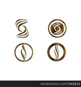 Set Hair Logo Template vector symbol nature