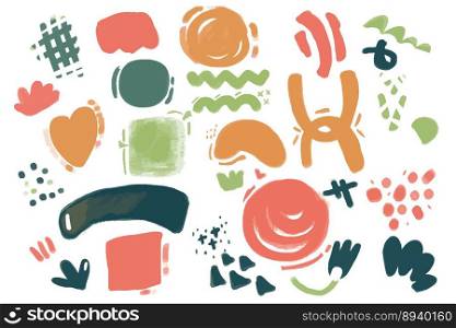 Set . Hand drawn various shapes and doodle objects. Abstract contemporary modern trendy vector illustration. St&texture. Every pattern is isolated.. Set . Hand drawn various shapes and doodle objects. Abstract contemporary modern trendy vector illustration. St&texture. Every pattern is isolated