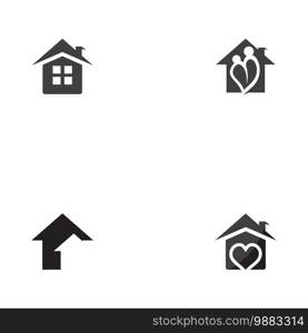 Set Home Vector icon illustration design template