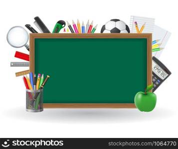 set icons school supplies vector illustration isolated on white background