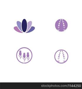 Set Lavender Logo Template vector symbol nature