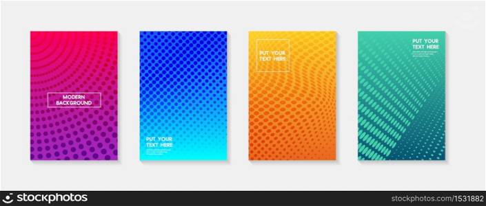 Set modern gradients in abstract sunset and sunrise sea blurred background templates. Square blurred background - sky clouds. vector design.
