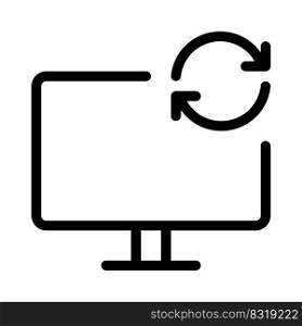 Set monitor to repeat or loop display content.
