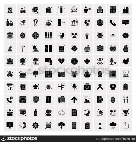 Set of 100 Universal Icons