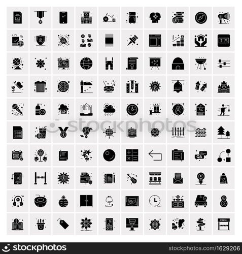 Set of 100 Universal Icons