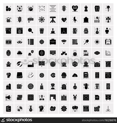 Set of 100 Universal Icons