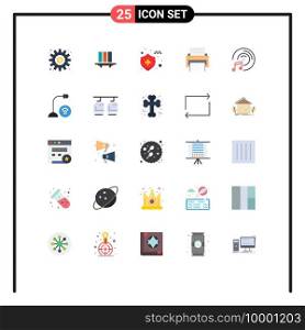 Set of 25 Modern UI Icons Symbols Signs for delete, confidential, database, insurance, auto insurance Editable Vector Design Elements