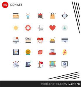 Set of 25 Modern UI Icons Symbols Signs for holiday, christmas, self, celebration, home Editable Vector Design Elements