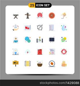 Set of 25 Modern UI Icons Symbols Signs for kite, fly, direction, science, dish Editable Vector Design Elements