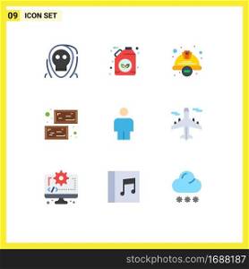 Set of 9 Modern UI Icons Symbols Signs for saint, ingot, green, gold, safety Editable Vector Design Elements