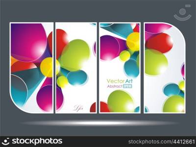 Set of abstract banners.