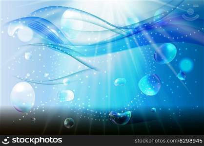 Set of Abstract Blue Wave Water Background. Vector Illustration. EPS10. Set of Abstract Blue Wave Water Background. Vector Illustration
