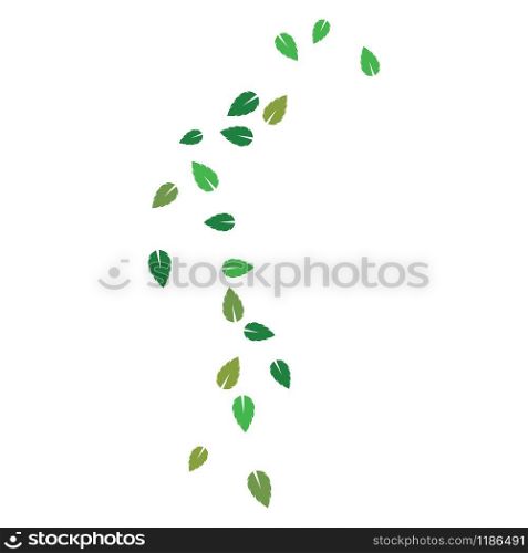 set of abstract leaf background template vector illustration design