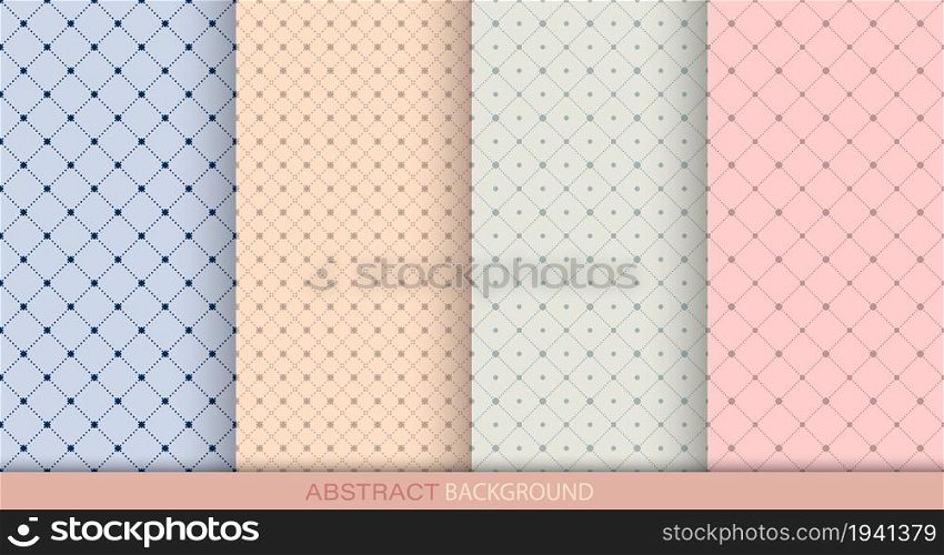 set of abstract patterns for banners, covers, textures, textiles and simple backgrounds in a minimalist style. Flat design