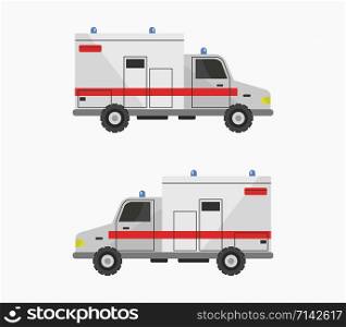 set of ambulance icons