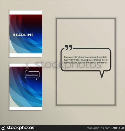 Set of banners for design in abstract style.. Set of banners for design in abstract style