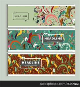 Set of beautiful spring prints for design. Set of beautiful spring prints for design.