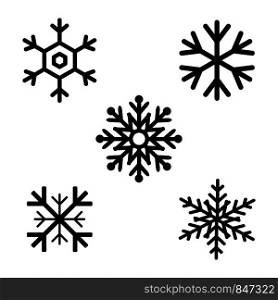 Set of black Snowflakes icons. Black snowflake. Snowflakes template. Snowflake winter. Snowflakes icons. Snowflake vector icon. Eps10. Set of black Snowflakes icons. Black snowflake. Snowflakes template. Snowflake winter. Snowflakes icons. Snowflake vector icon