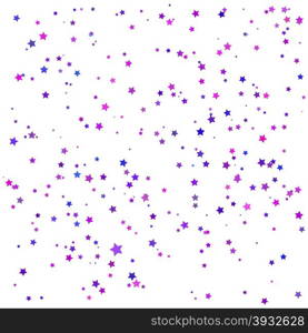 Set of Blue and Pink Stars Isolated on White Background. Stars Background. . Stars Background. Abstract Pattern