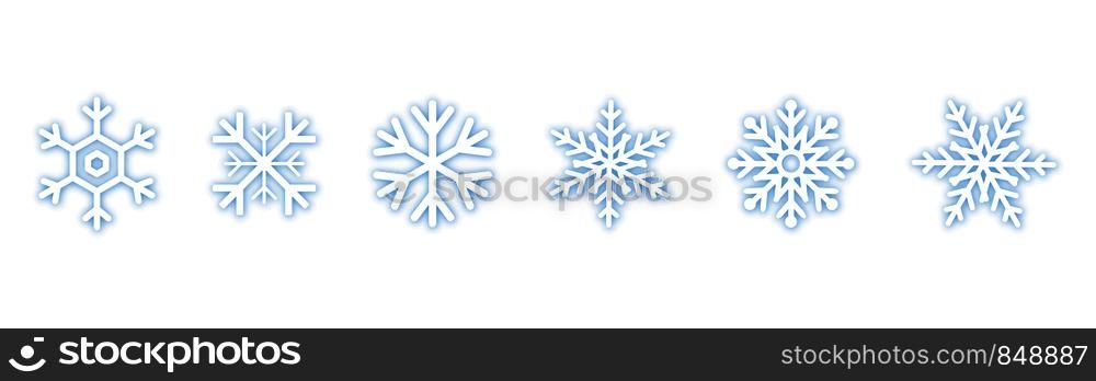 Set of blue Snowflakes icons. Black snowflake. Snowflakes template. Snowflake winter. Snowflakes icons. Snowflake vector icon. Eps10. Set of blue Snowflakes icons. Black snowflake. Snowflakes template. Snowflake winter. Snowflakes icons. Snowflake vector icon