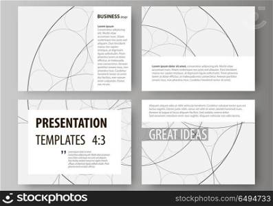 Set of business templates for presentation slides. Easy editable abstract vector layouts in flat design. Alchemical theme. Fractal art background. Sacred geometry. Mysterious relaxation pattern.. Set of business templates for presentation slides. Easy editable abstract vector layouts in flat design. Alchemical theme. Fractal art background. Sacred geometry. Mysterious relaxation pattern