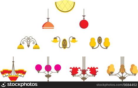 Set of chandeliers