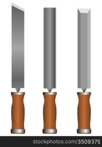 Set of chisels