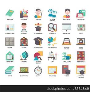 Set of College thin line icons for any web and app project.