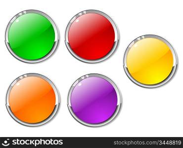 Set of color buttons 4