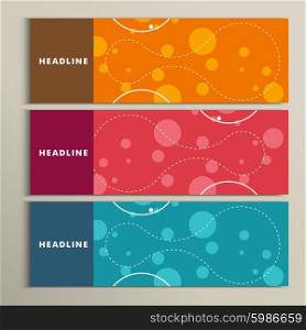 Set of color round for abstract design.. Set of color round for abstract design