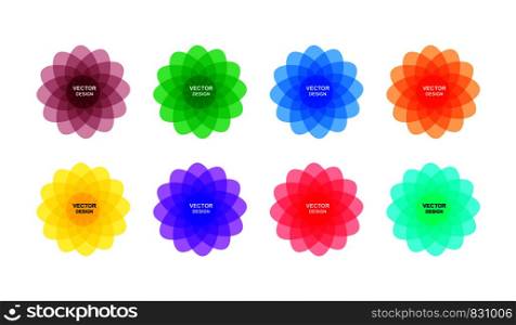 set of colorful design elements. Banners for design and decoration