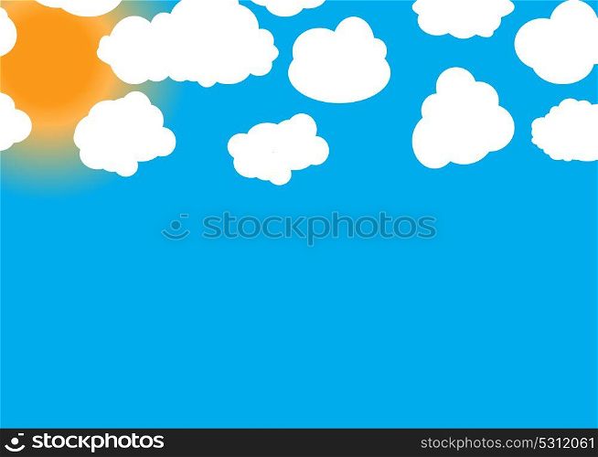 Set of different Cloud and Sun. Vector Illustration EPS10. Set of different Cloud and Sun. Vector Illustration