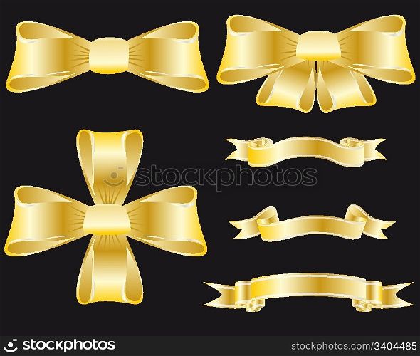 Set of different vector Christmas elements for design use