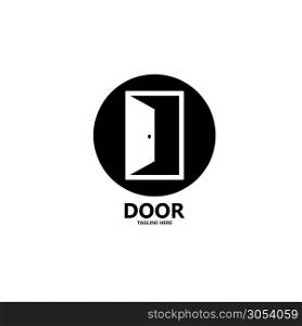 Set of door logo template vector icon illustration design