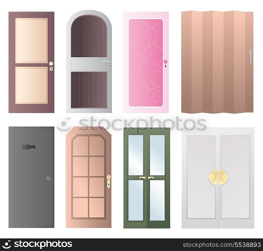 Set of doors icon