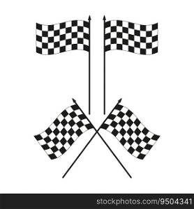 Set of finish flag. Finish flag for car racing. Vector illustration. EPS 10. Stock image.. Set of finish flag. Finish flag for car racing. Vector illustration. EPS 10.