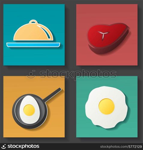 Set of food icon