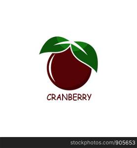 Set of fresh cranberry logo template vector icon illustration concept