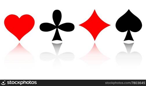 Set of game cards. Vector illustration.