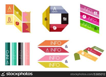 Set of geometric shapes - business banners