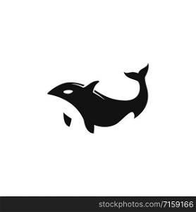 set of Giant killer whale logo vector concept illustration