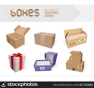 Set of gifts boxes design flat. Gift box present, ribbon and gift box vector, gift box isolated, gift box holiday christmas, gift box surprise for anniversary or birthday or xmas gift illustration