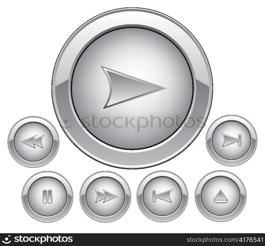 set of glossy buttons