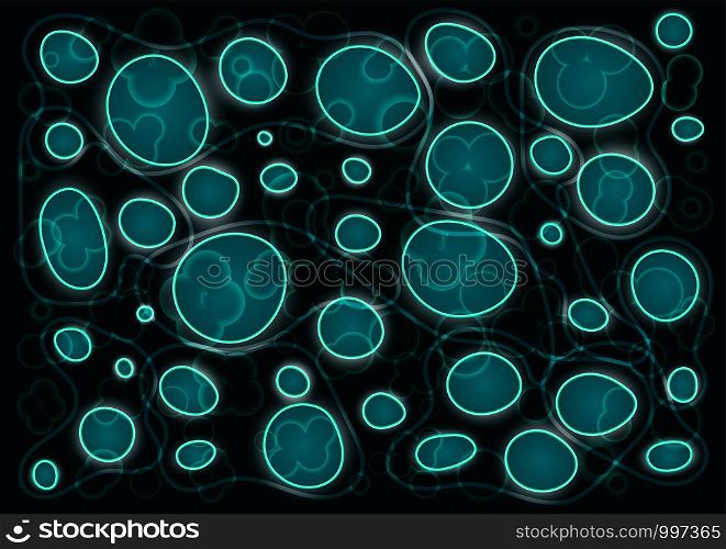 Set of green abstract biology modern graphic elements. Dynamical forms and lines. Abstract banners with flowing liquid shapes. Template for the design of a logo, flyer or presentation. EPS10 Vector.. Set green abstract biology modern graphic element