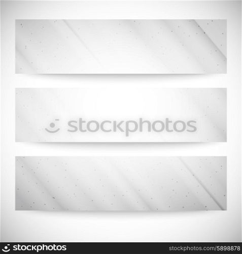 Set of grunge backgrounds, single color clear vector.
