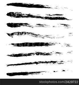 set of grunge paint brushes, vector brushes high resolution