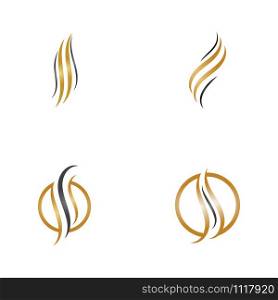 Set of hair icon vector illustration design logo template
