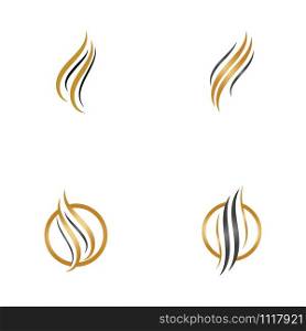 Set of hair icon vector illustration design logo template
